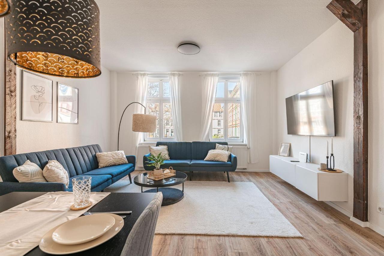 Exklusives Innenstadt Apartment - Parken - Smart-Tv - Kaffeevollautomat Wernigerode Buitenkant foto